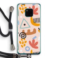 Abstract: Huawei Mate 20 Pro Transparant Hoesje met koord