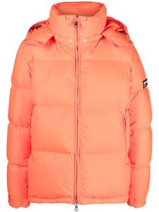 White:Space veste matelassée à patch logo - Orange