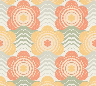AS Creation Retro Chic - Oranje - Retro - 395394