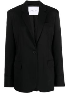 Câllas Milano blazer Denis à simple boutonnage - Noir