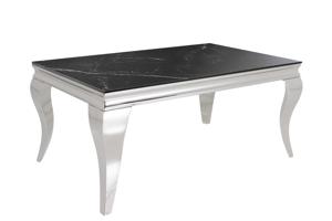 Salontafel MODERN BAROC0K 100cm chroom gesinterd steen - 44368