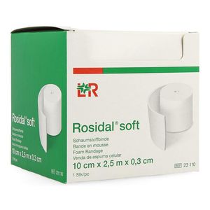 Rosidal Soft Schuimband 10x0,3cmx2,5m Indiv.23110