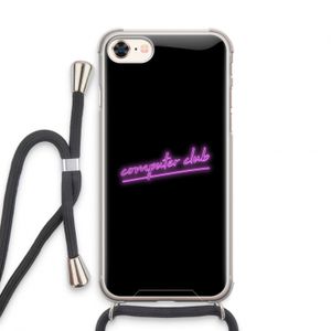 Vice Black: iPhone 8 Transparant Hoesje met koord