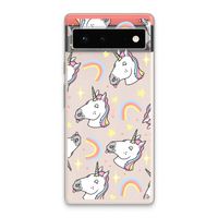 Rainbow Unicorn: Google Pixel 6 Transparant Hoesje