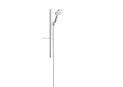 Hansgrohe Raindance Select S doucheset 120 3jet met Unica&apos;E glijstang 90 cm, wit/chroom