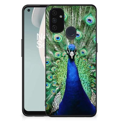 OnePlus Nord N100 Dierenprint Telefoonhoesje Pauw