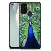 OnePlus Nord N100 Dierenprint Telefoonhoesje Pauw