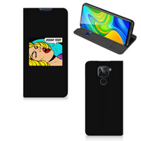 Xiaomi Redmi Note 9 Hippe Standcase Popart Oh Yes - thumbnail