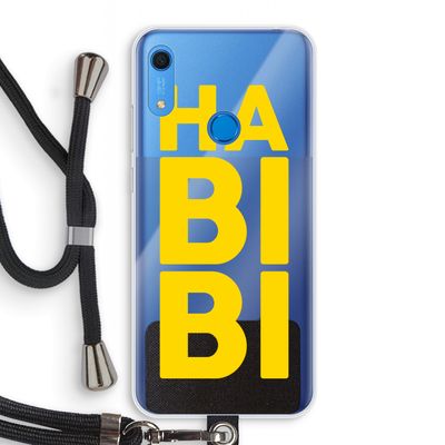 Habibi Majorelle : Huawei Y6s Transparant Hoesje met koord