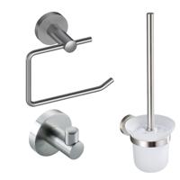 Fortifura Calvi Toiletset 3-delig Geborsteld RVS PVD (RVS) SW639927 SW639930 SW639928