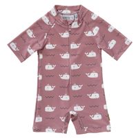 Fresk UV zwemsuit Whale Ash Rose Maat