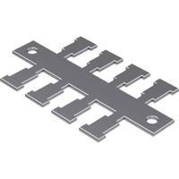 Hebotec 1041-032C Kabelafvoerrail RVS 1 stuk(s)