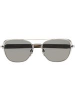 Matsuda lunettes de soleil à monture rectangulaire - Gris