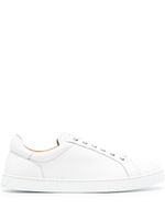 Magnanni baskets Leve en cuir - Blanc