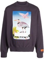 Heron Preston sweart à imprimé Censored Heron - Violet