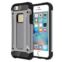 Harde Armor TPU + PC combinatie Case voor iPhone SE & 5 & 5s(Grey)