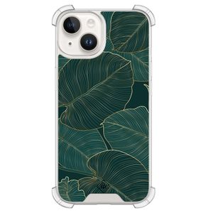 iPhone 14 shockproof hoesje - Monstera leaves