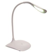 Witte bureaulamp/leeslamp met USB kabel 28 cm   -