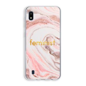 Feminist: Samsung Galaxy A10 Transparant Hoesje