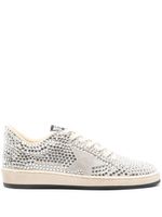 Golden Goose baskets en daim Ball Star à strass - Gris