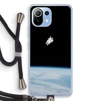 Alone in Space: Xiaomi Mi 11 Lite Transparant Hoesje met koord