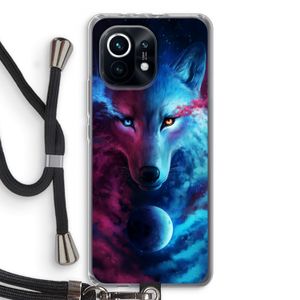 Where Light And Dark Meet: Xiaomi Mi 11 Transparant Hoesje met koord