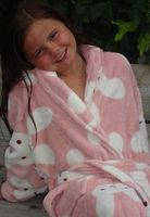 Little Bunny badjas / Kinder badjas - XL (11-13 jaar)