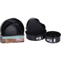 Basic La cucina springvorm set 3-delig zwart
