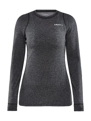 Craft Core Wool merino lange mouw ondershirt dames zwart