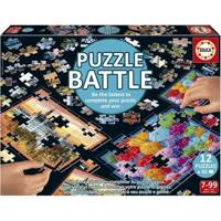 Puzzle - EDUCA - Battle Travel - 12 puzzle - 42 pezzi - Tema viaggi e mappe