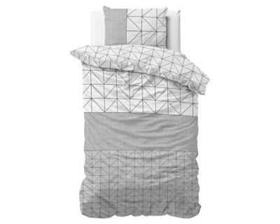 Sleeptime Flanel Gino Grijs 140 x 200/220 cm