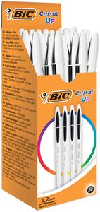 BIC Cristal Up Zwart Stick balpen Medium 20 stuk(s)