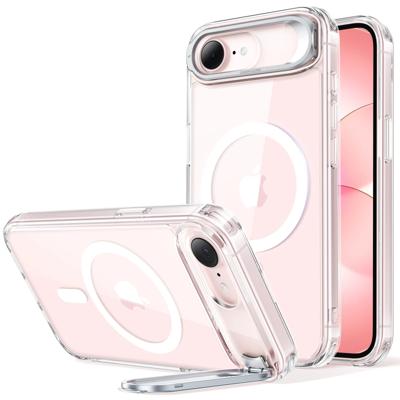 iPhone 17e Classic Hybrid Magnetic Case (Stash Stand) - Clear