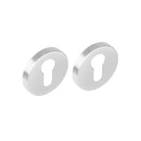Intersteel Set van 2 cilinderrozettenTira rond met nok RVS - 0035.351287