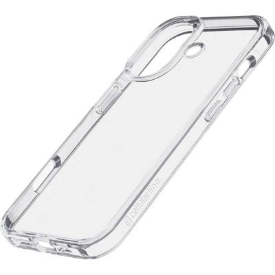 Cellularline Become Eco Case Backcover Apple iPhone 16 Plus Transparant Inductieve lading