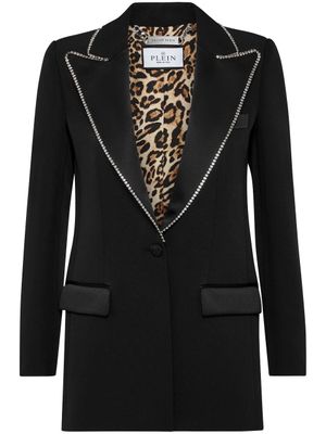 Philipp Plein blazer à ornements en cristal - Noir