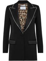 Philipp Plein blazer à ornements en cristal - Noir - thumbnail