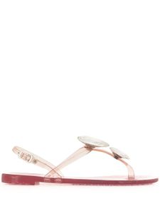 Casadei sandales ornées de cristal - Rose