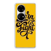 Born to Fight: Huawei P50 Pro Transparant Hoesje