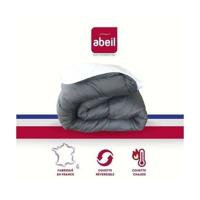 ABEIL Tweekleurig dekbed - 240 x 260 cm - Wit en grijs