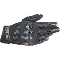 ALPINESTARS Halo Leather Gloves, Motorhandschoenen Zomer, Zwart - thumbnail