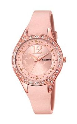 Calypso horlogeband K5660-2 Rubber Roze