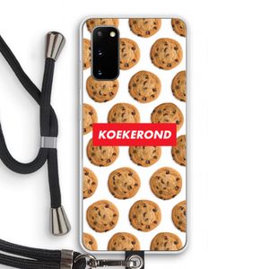 Koekerond: Samsung Galaxy S20 Transparant Hoesje met koord