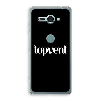 Topvent Zwart: Sony Xperia XZ2 Compact Transparant Hoesje