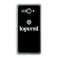 Topvent Zwart: Sony Xperia XZ2 Compact Transparant Hoesje Topvent Zwart: Sony Xperia XZ2 Compact Transparant Hoesje