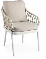 Tierra Outdoor dining tuinstoel natal crème white