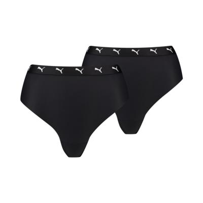Puma Sport String High Waisted 2-pack Zwart-M