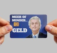Geert wilders pinpas sticker Geert wilders pinpas sticker