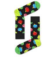 HAPPY SOCKS Jingle Smiley Multi Katoen Printjes Unisex