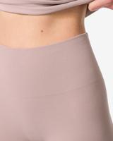 HEMA Licht corrigerende biker hoge taille naadloos katoen beige (beige)